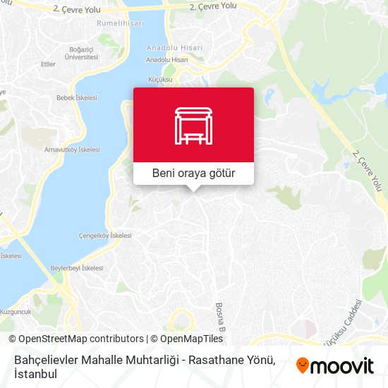 Bahçelievler Mahalle Muhtarliği - Rasathane Yönü harita