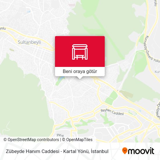 Zübeyde Hanım Caddesi - Kartal Yönü harita
