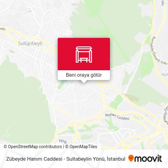Zübeyde Hanım Caddesi - Sultabeylin Yönü harita