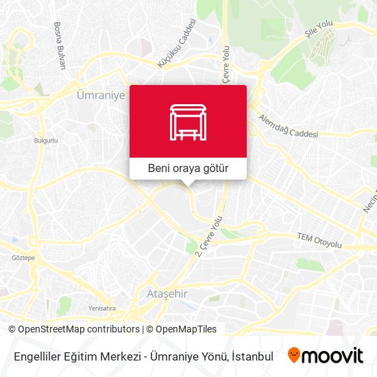 Engelliler Eğitim Merkezi - Ümraniye Yönü harita