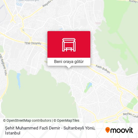 Şehit Muhammed Fazli Demir - Sultanbeyli Yönü harita
