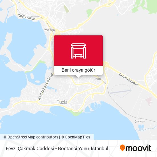 Fevzi Çakmak Caddesi - Bostanci Yönü harita