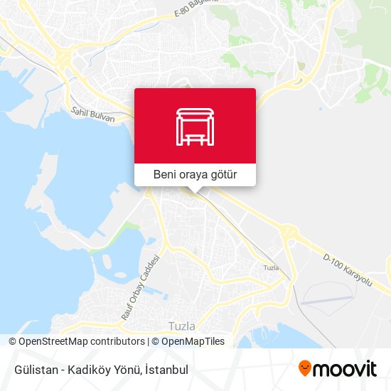Gülistan - Kadiköy Yönü harita