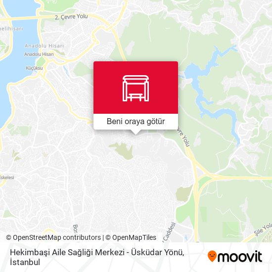 Hekimbaşi Aile Sağliği Merkezi - Üsküdar Yönü harita