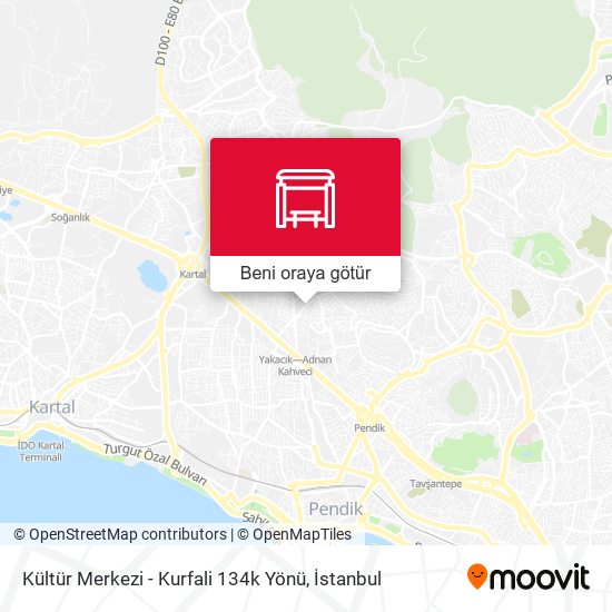 Kültür Merkezi - Kurfali   134k Yönü harita