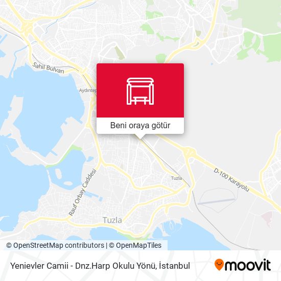 Yenievler Camii - Dnz.Harp Okulu Yönü harita
