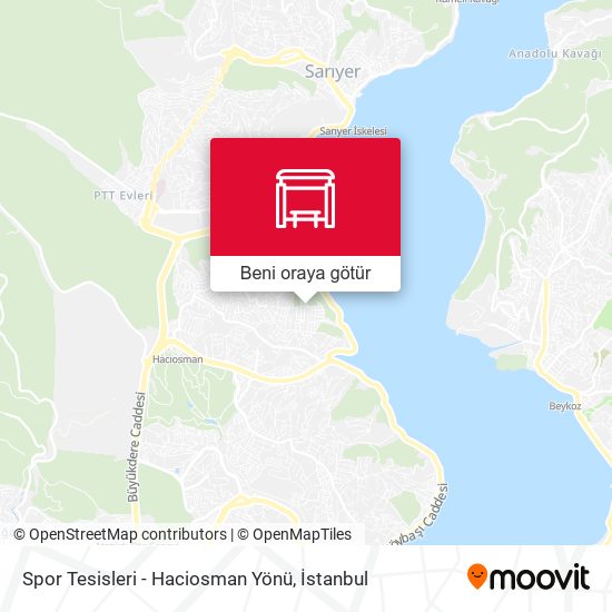 Spor Tesisleri  - Haciosman Yönü harita