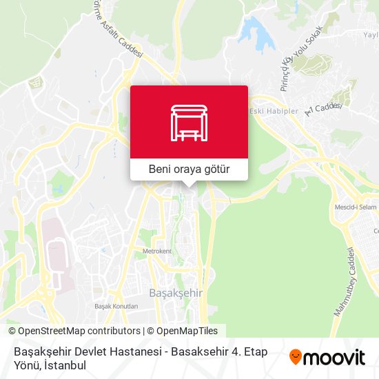 Başakşehir Devlet Hastanesi - Basaksehir 4. Etap Yönü harita