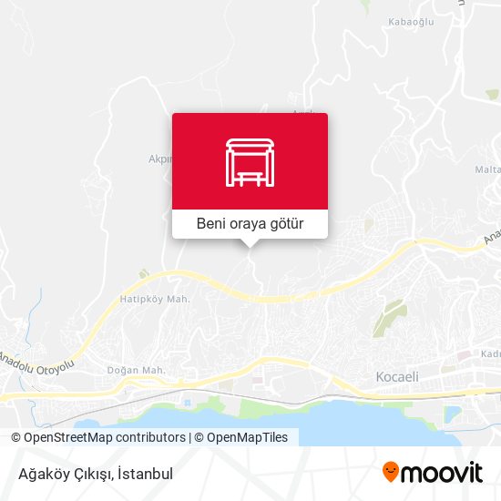 Ağaköy Çıkışı harita