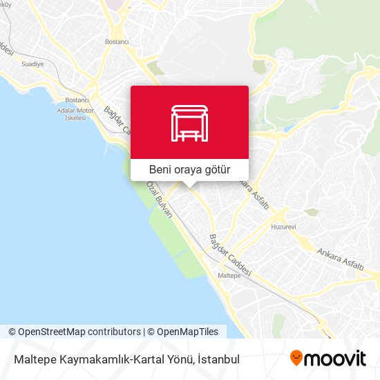Maltepe Kaymakamlık-Kartal Yönü harita