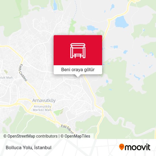 Bolluca Yolu harita