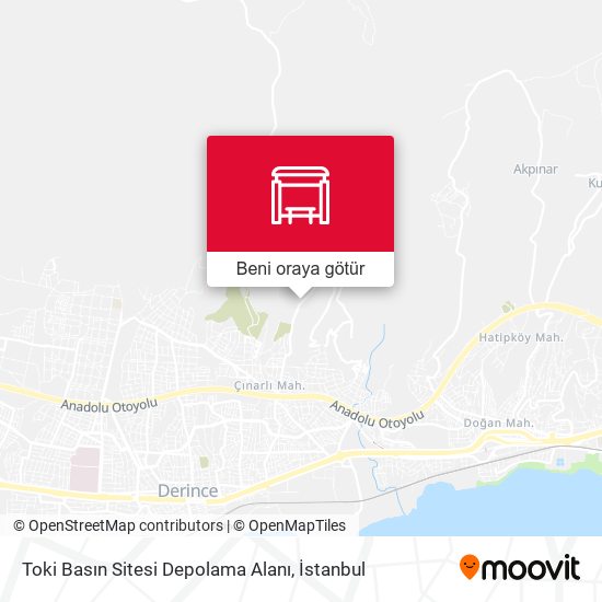 Toki Basın Sitesi Depolama Alanı harita