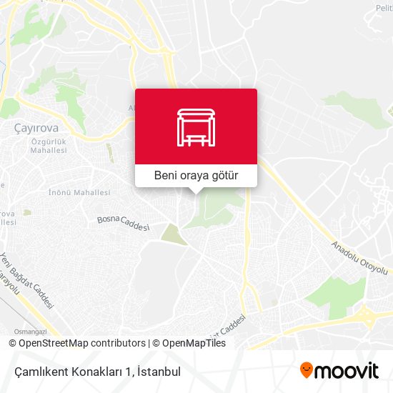 Çamlıkent Konakları 1 harita