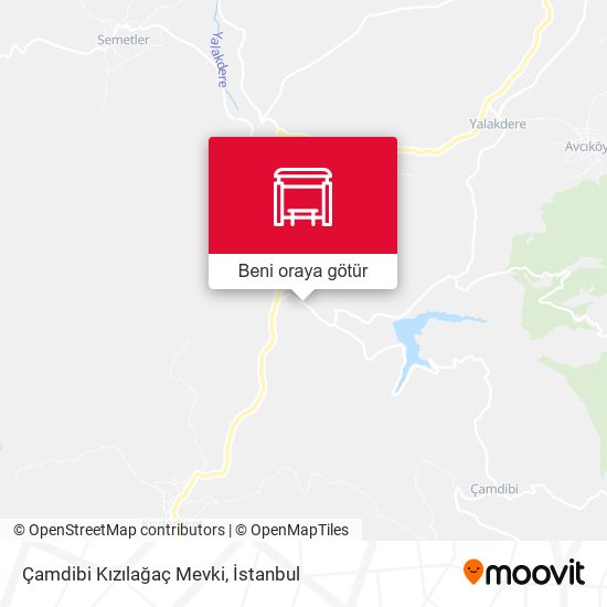 Çamdibi Kızılağaç Mevki harita