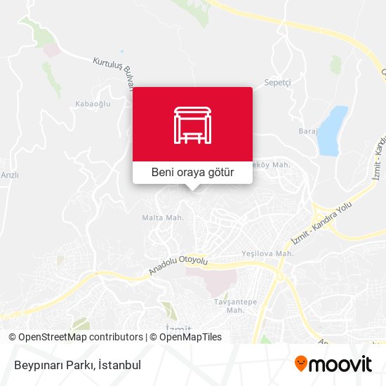 Beypınarı Parkı harita