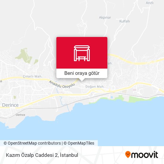 Kazım Özalp Caddesi 2 harita