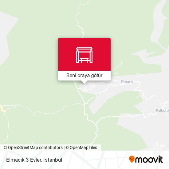Elmacık 3 Evler harita