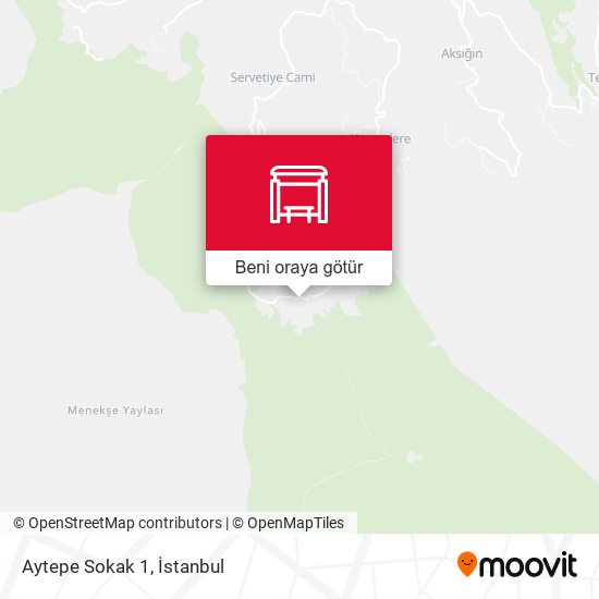 Aytepe Sokak 1 harita