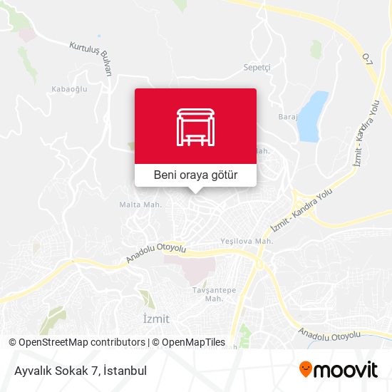 Ayvalık Sokak 7 harita