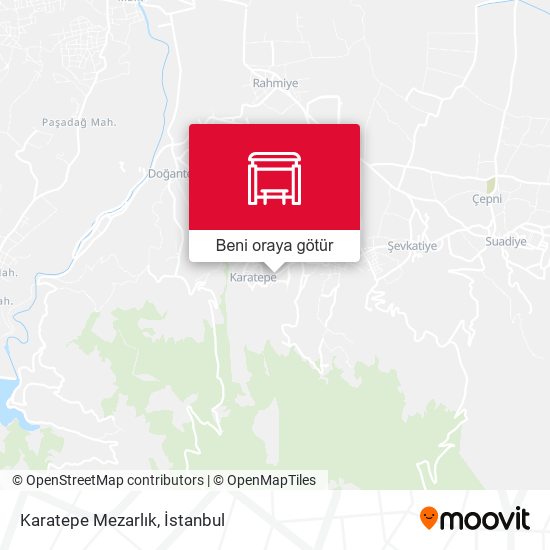 Karatepe Mezarlık harita