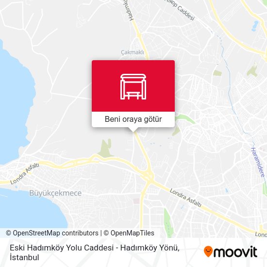 Eski Hadımköy Yolu Caddesi - Hadımköy Yönü harita