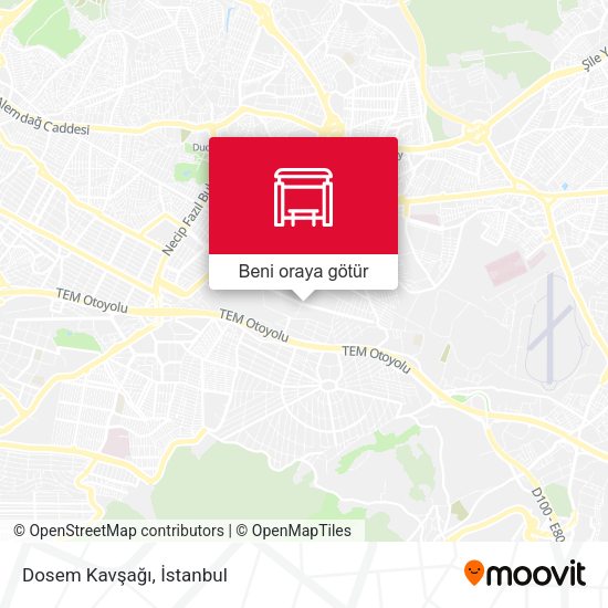 Dosem Kavşağı harita