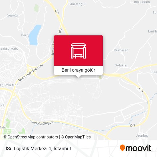 İSu Lojistik Merkezi 1 harita