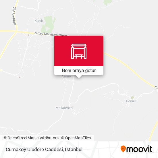 Cumaköy Uludere Caddesi harita