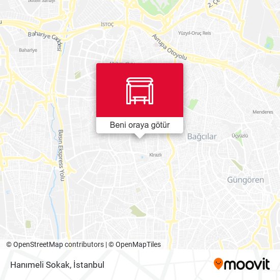 Hanımeli Sokak harita