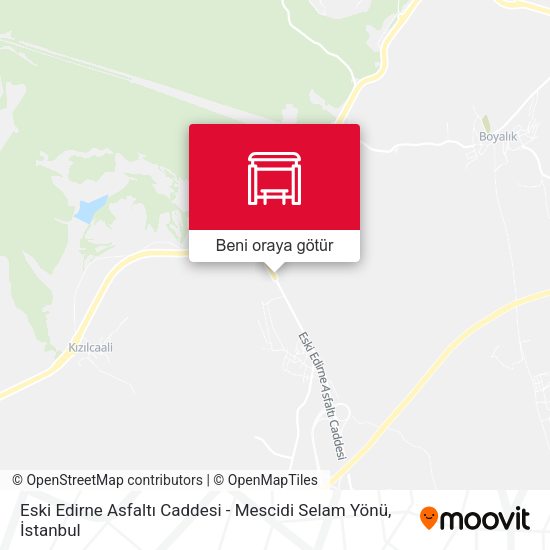 Eski Edirne Asfaltı Caddesi - Mescidi Selam Yönü harita