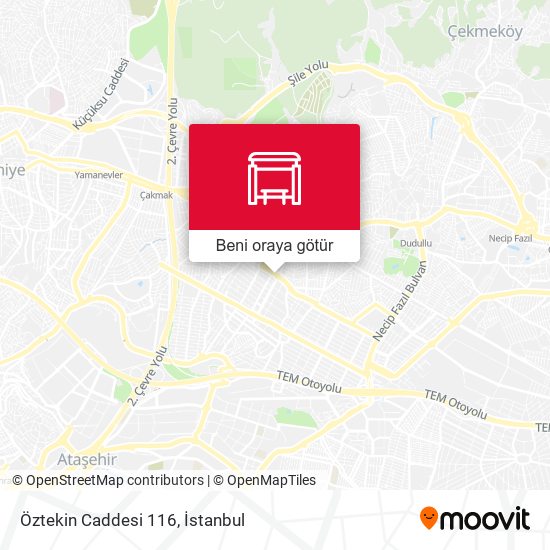 Öztekin Caddesi 116 harita