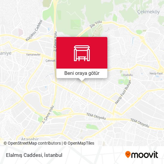 Elalmış Caddesi harita