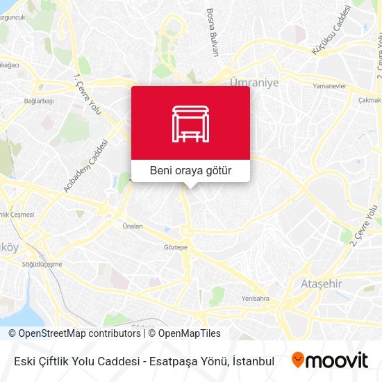 Eski Çiftlik Yolu Caddesi - Esatpaşa Yönü harita
