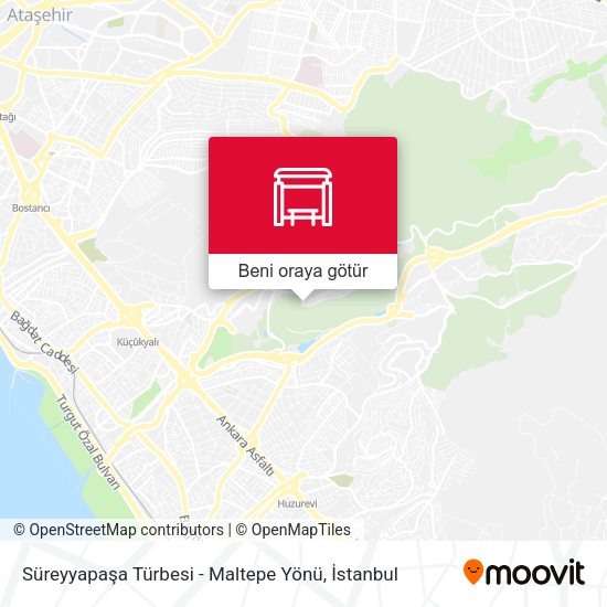 Süreyyapaşa Türbesi - Maltepe Yönü harita