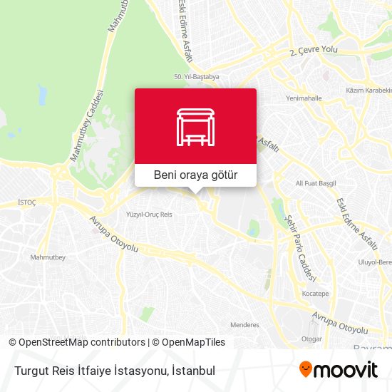 Turgut Reis İtfaiye İstasyonu harita