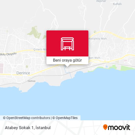 Atabey Sokak 1 harita