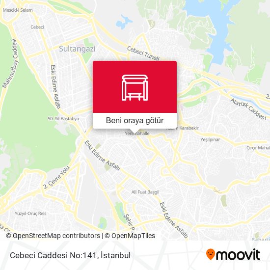 Cebeci Caddesi No:141 harita