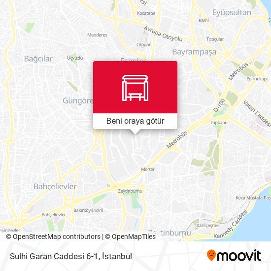 Sulhi Garan Caddesi 6-1 harita