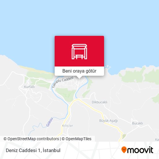 Deniz Caddesi 1 harita