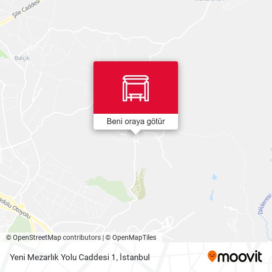 Yeni Mezarlık Yolu Caddesi 1 harita