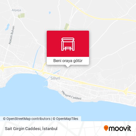 Sait Girgin Caddesi harita
