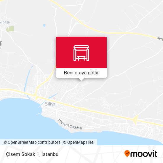 Çisem Sokak 1 harita