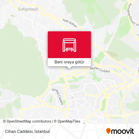 Cihan Caddesi harita