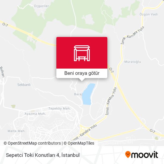 Sepetci Toki Konutları 4 harita