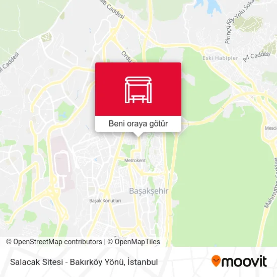 Salacak Sitesi - Bakırköy Yönü harita