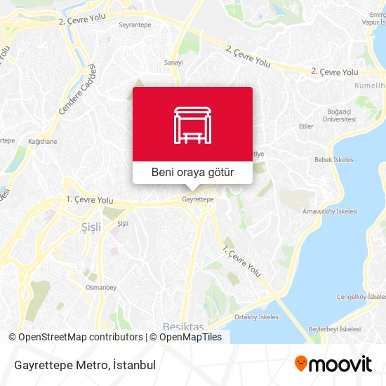 Gayrettepe Metro harita