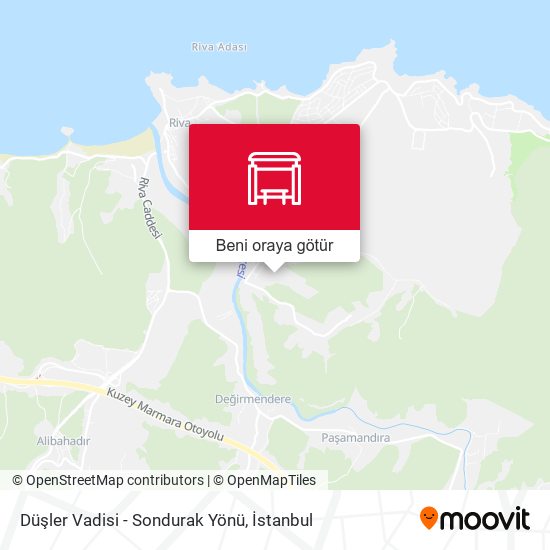 Düşler Vadisi - Sondurak Yönü harita