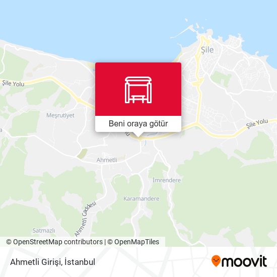 Ahmetli Girişi harita