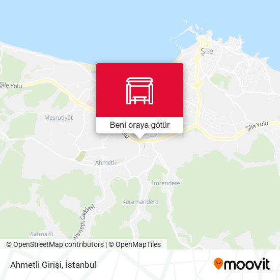 Ahmetli Girişi harita
