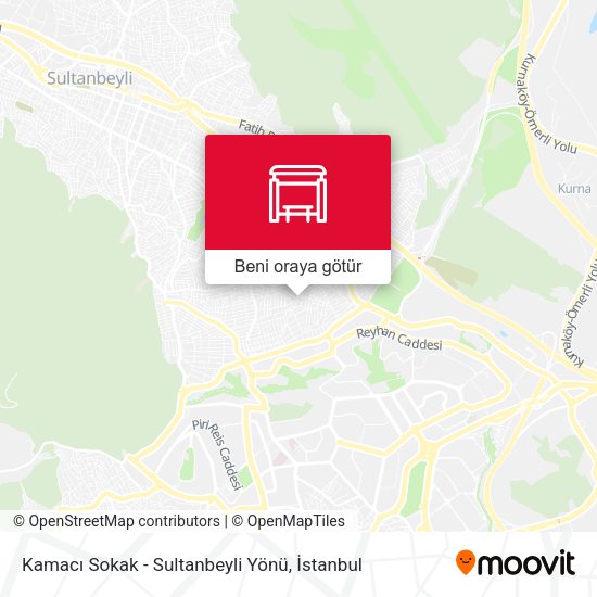 Kamacı Sokak - Sultanbeyli Yönü harita